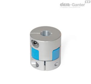 GN 2240-B Elastomer jaw couplings without keyway