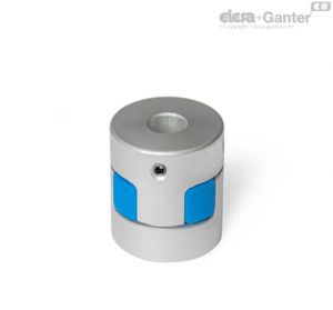 GN 2241-B Elastomer jaw couplings without keyway