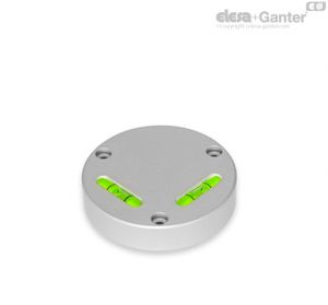 GN 2276-JV Niveles perpendiculares ajustable, instalación desde el lado frontal