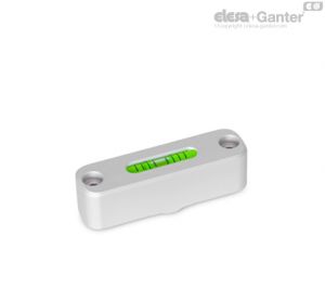GN 2283-JV Niveles para atornillar ajustable, instalación desde la parte delantera