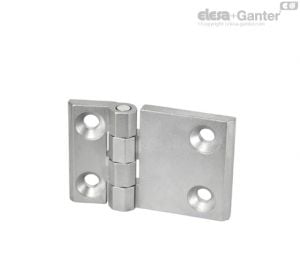 GN 237-NI-extended Hinges Stainless Steel-Hinges with extended hinge wings