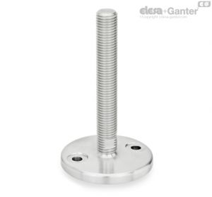 GN 24-T Leveling Feet Without nut, wrench flat at the bottom