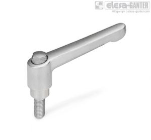 GN-300.6 Adjustable Stainless Steel-Hand levers with threaded stud