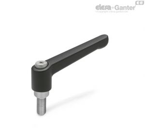 GN-300.1 Adjustable hand levers with threaded stud