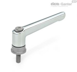 GN-300.7 Adjustable Hand Levers With external thread