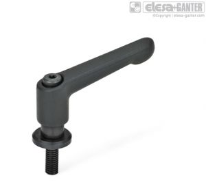 GN-307 Adjustable hand levers with threaded bolt and washer