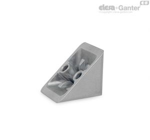 GN 30i-A-ZW Angulos para estrutura de perfil Tipo A, pintado, alumínio branco