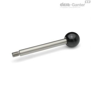 GN 310-NI Gear Lever Handles Stainless Steel AISI 303
