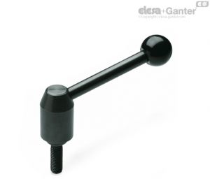 GN-312 Manillas graduables de seguridad con espárrago roscado