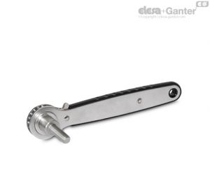 GN-318 Aço Inoxidável-Chave de roquete com perno roscado