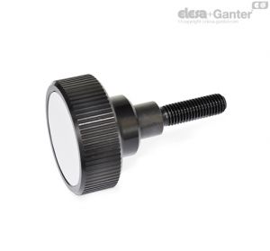 GN-3663 Torque-Limiting Knurled Knobs or Knob Screws with Threaded Stud
