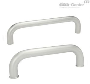 GN 426.5-A Pegas de armário em U Montagem pela parte de trás (furo cego roscado)