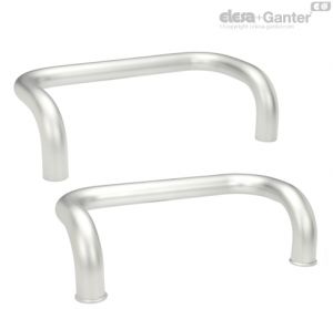 GN 426.6-A Pegas de armário em U Montagem pela parte de trás (furo cego roscado)