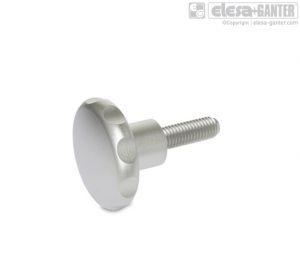 GN-5335 Stainless Steel-Star knobs with threaded bolt