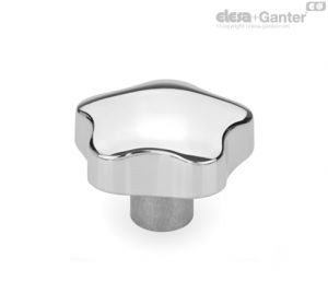 GN 5336-C Manípulos de estrela com furo cego H7