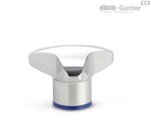 GN 5445-PL Three-Lobed Knobs Polished finish