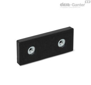GN 57.5-B Retaining Magnets With 2 internal threads