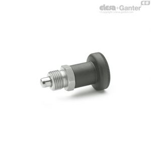 GN 607-NI Indexing plungers, Stainless Steel