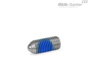 GN 615.3-M12-KN-PFB Spring Plungers Stainless steel, standard spring load, thread locking PFB / MVK
