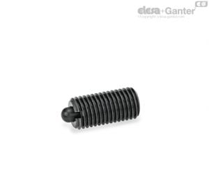 GN 616-S Spring Plungers Bolt steel, standard spring load