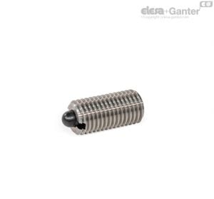 GN 616-SSN Spring Plungers Bolt stainless steel, high spring load