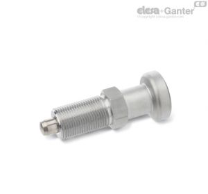 GN-617-NI Indexing Plungers Stainless Steel knob
