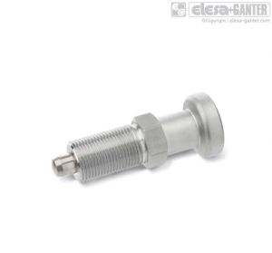 GN-617-NI Indexing plungers stainless steel knob