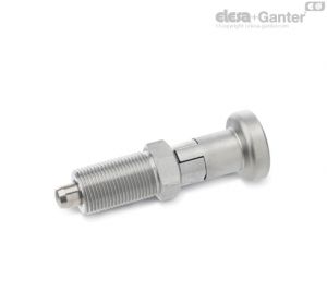 GN-617.1-NI Indexing plungers Stainless Steel knob
