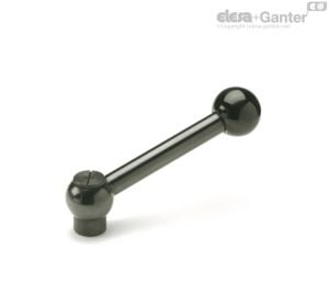 GN 6337.3 Adjustable clamping levers with threaded insert