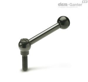 GN-6337.3 Palancas de bloqueo graduables con espárrago roscado