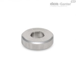 GN 6341-A4-A Anilhas aço inoxidável AISI 316L, com furo cilíndrico