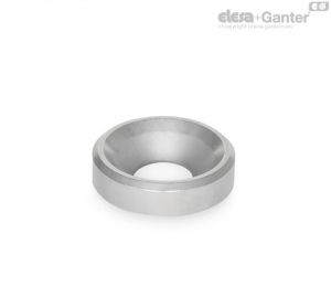 GN 6341-NI-B Washers Stainless steel AISI 303, with bore for countersunk screw