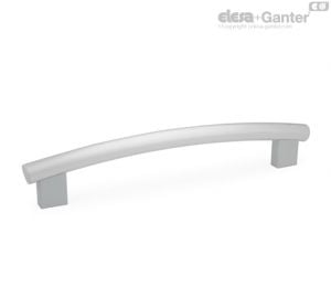 GN 666.4-ES Tubular Arch Handles Handle tube aluminum, anodized, natural color