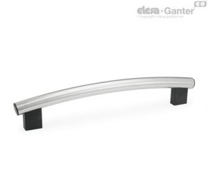 GN 666.4-NG Pegas arqueadas tubulares aço inoxidável