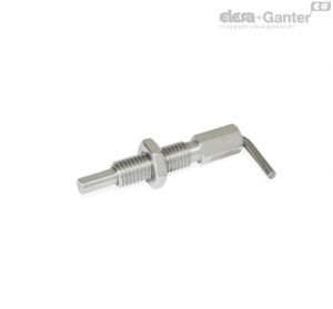 GN 7017-NI Indexing plungers, Stainless Steel
