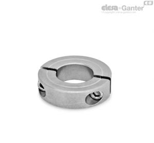 GN 707.2-A4 Split Shaft Collars Stainless Steel