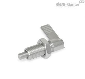 GN 721.6 Stainless Steel-Cam action indexing plungers