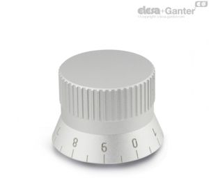 GN 723.4 Manípulos de controlo recartilhados