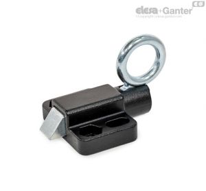 GN 724.6-ST-SW Indexing Plungers Steel, zinc plated, powder coated