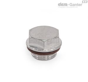 GN 742.5-O Stainless Steel Threaded Plugs Neutral