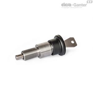 GN 814-A Stainless Steel-Indexing plungers front locking
