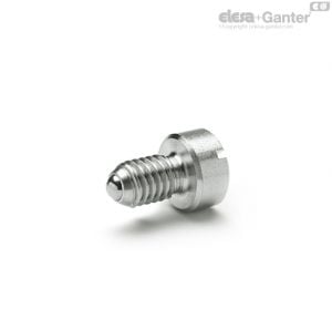 GN 815-NI Spring Plungers Stainless steel, standard spring load