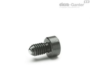 GN 815.1-ST Spring Plungers Steel, standard spring load