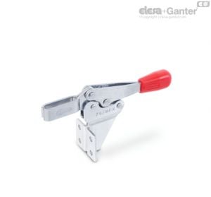 GN 820.2-NI Horizontal acting toggle clamps Stainless Steel