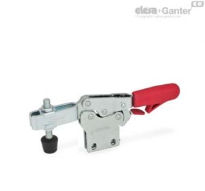 GN 820.4-NLC Toggle Clamps Steel, forked clamping arm, with two flanged washers and clamping screw