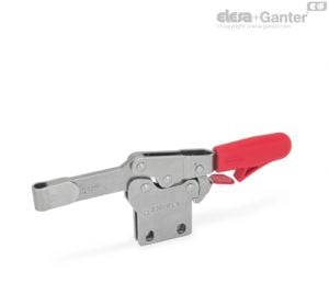 GN 820.4-PL-NI Toggle Clamps Stainless Steel, solid clamping arm, with clasp for welding