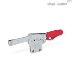 GN 820.4-PL Toggle Clamps Steel, solid clamping arm, with clasp for welding