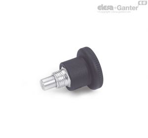 GN 822 Mini indexing plungers, Steel
