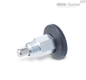 GN 822.1 Mini indexing plungers, Steel