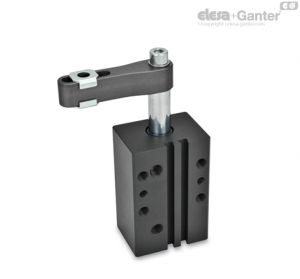 GN 875-A Swing Clamps Clamping arm with slotted hole and 2 flanged washers